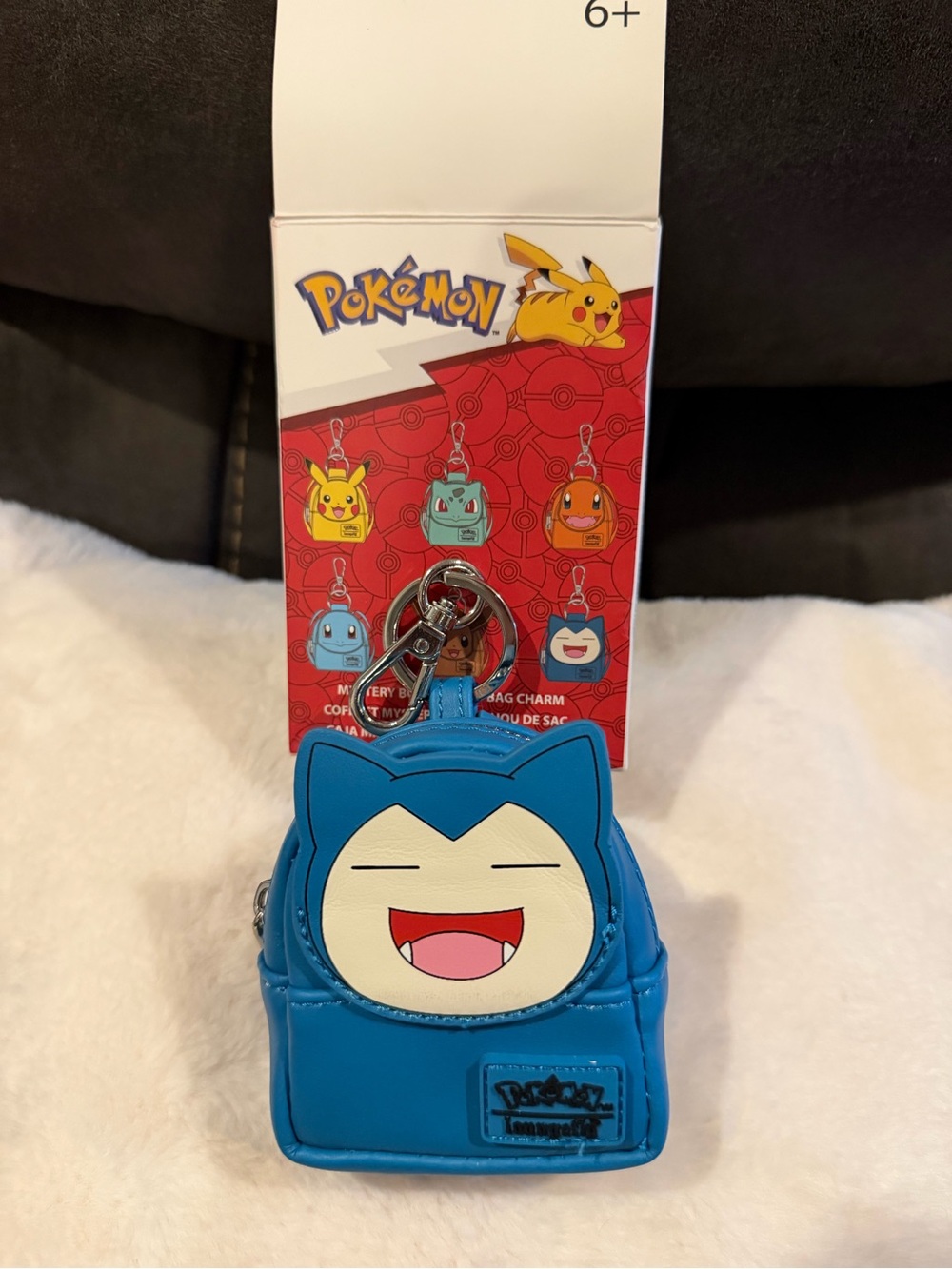 Loungefly Snorlax Keychain mini backpack